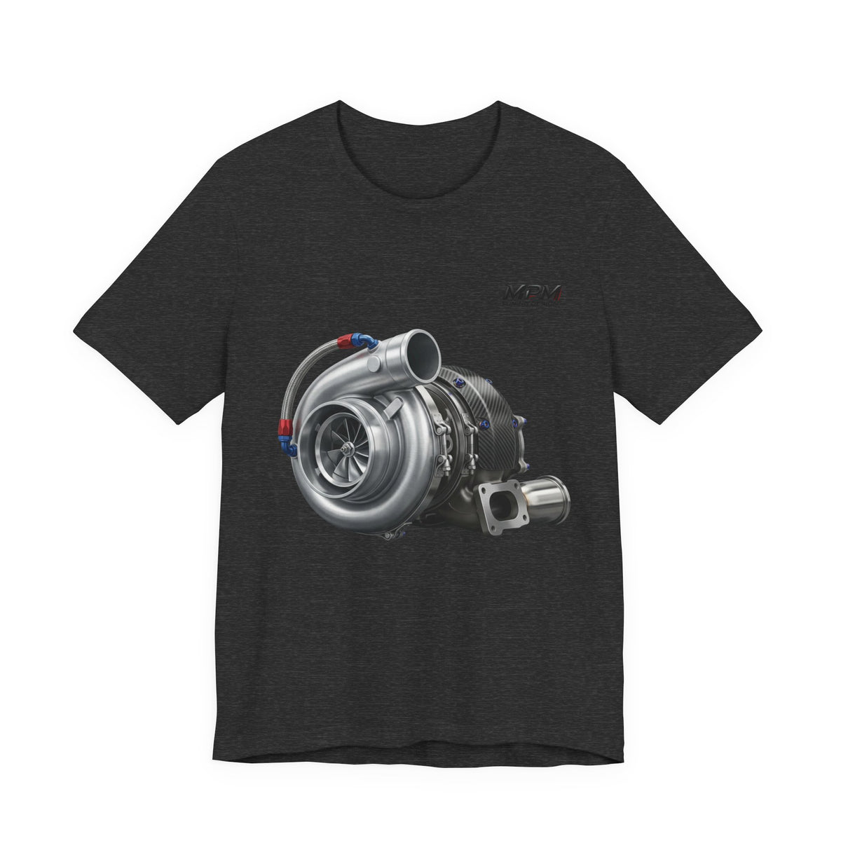 Turbocharger Graphic Tee — MPM Turbo Engine Shirt for Car Enthusiasts