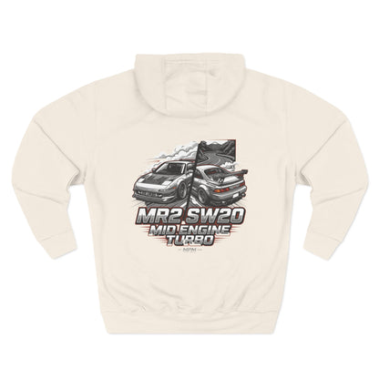 Toyota MR2 SW20 Mid-Engine Turbo Hoodie — Racing Graphic Fleece | MPM Tuning Design