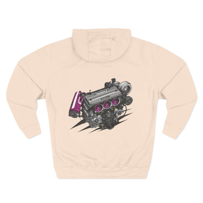 Engine VTEC Graphic Hoodie — Racing Motor Back Print Fleece | MPM Tuning Design