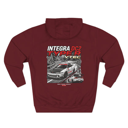 Honda Integra DC2 Type R VTEC Hoodie — Racing Graphic Fleece | MPM Tuning Design