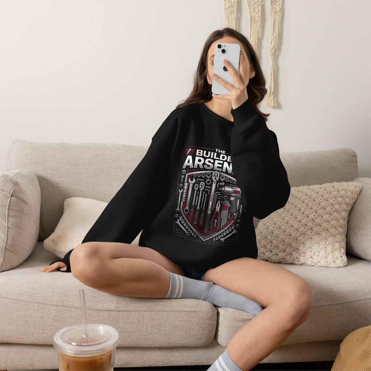 Mechanic Tools Shield Crewneck Sweatshirt | MPM Tuning Design