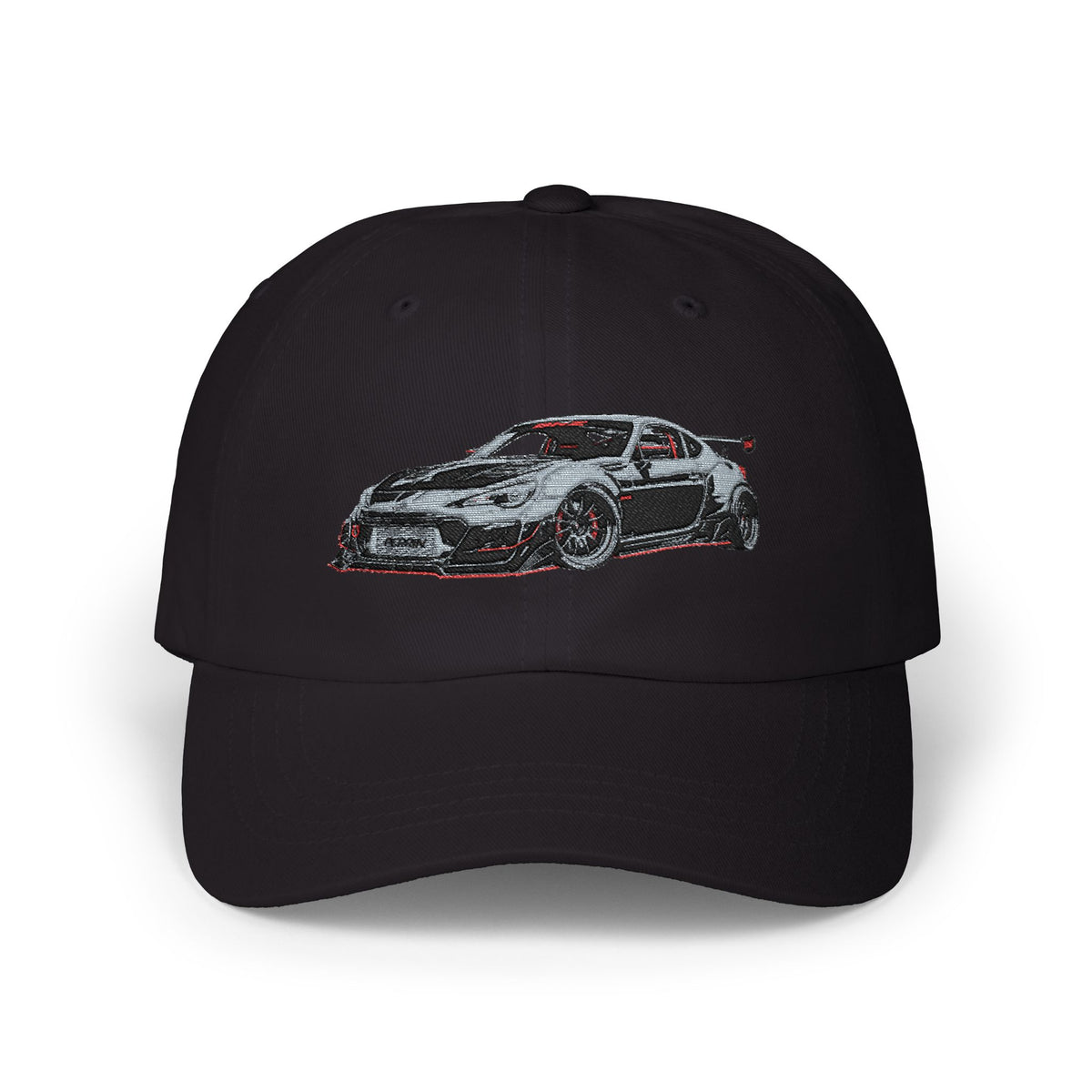 Racing Car Embroidered Dad Cap — Sporty Drift Car Baseball Hat | MPM Tuning Design