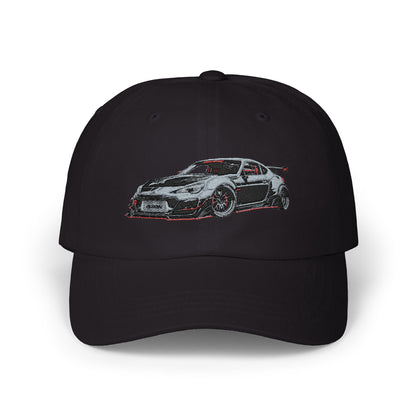 Racing Car Embroidered Dad Cap — Sporty Drift Car Baseball Hat | MPM Tuning Design