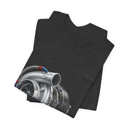 Turbocharger Graphic Tee — MPM Turbo Engine Shirt for Car Enthusiasts