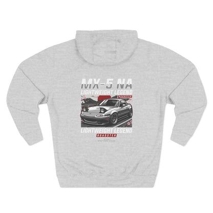 Mazda Miata Racing Hoodie — Retro Sports Car Graphic Fleece | MPM Tuning Design