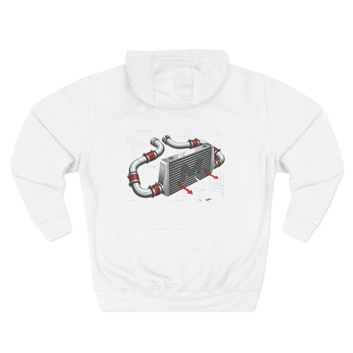 Cold Air Attack Hoodie — Intercooler Graphic JDM Fleece | MPM Tuning Design