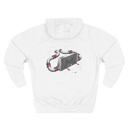 Cold Air Attack Hoodie — Intercooler Graphic JDM Fleece | MPM Tuning Design