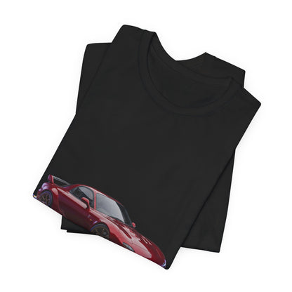 Sports Car Graphic Tee — Red Racing Coupe T-Shirt