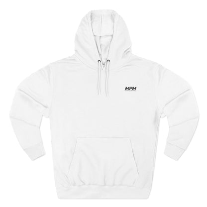Racing Skyline Hoodie — Neon Drift Car Graphic Fleece Hoodie