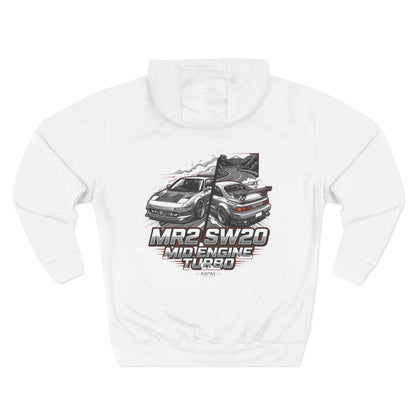 Toyota MR2 SW20 Mid-Engine Turbo Hoodie — Racing Graphic Fleece | MPM Tuning Design