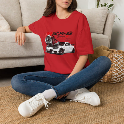 Mazda RX-8 Spirit R T-Shirt — Rotary Sports Car Graphic Tee | MPM Tuning Design