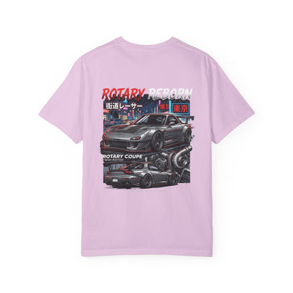 Rotary Coupe Graphic T-Shirt — JDM Tokyo Night Street Racing Tee | MPM Tuning Design