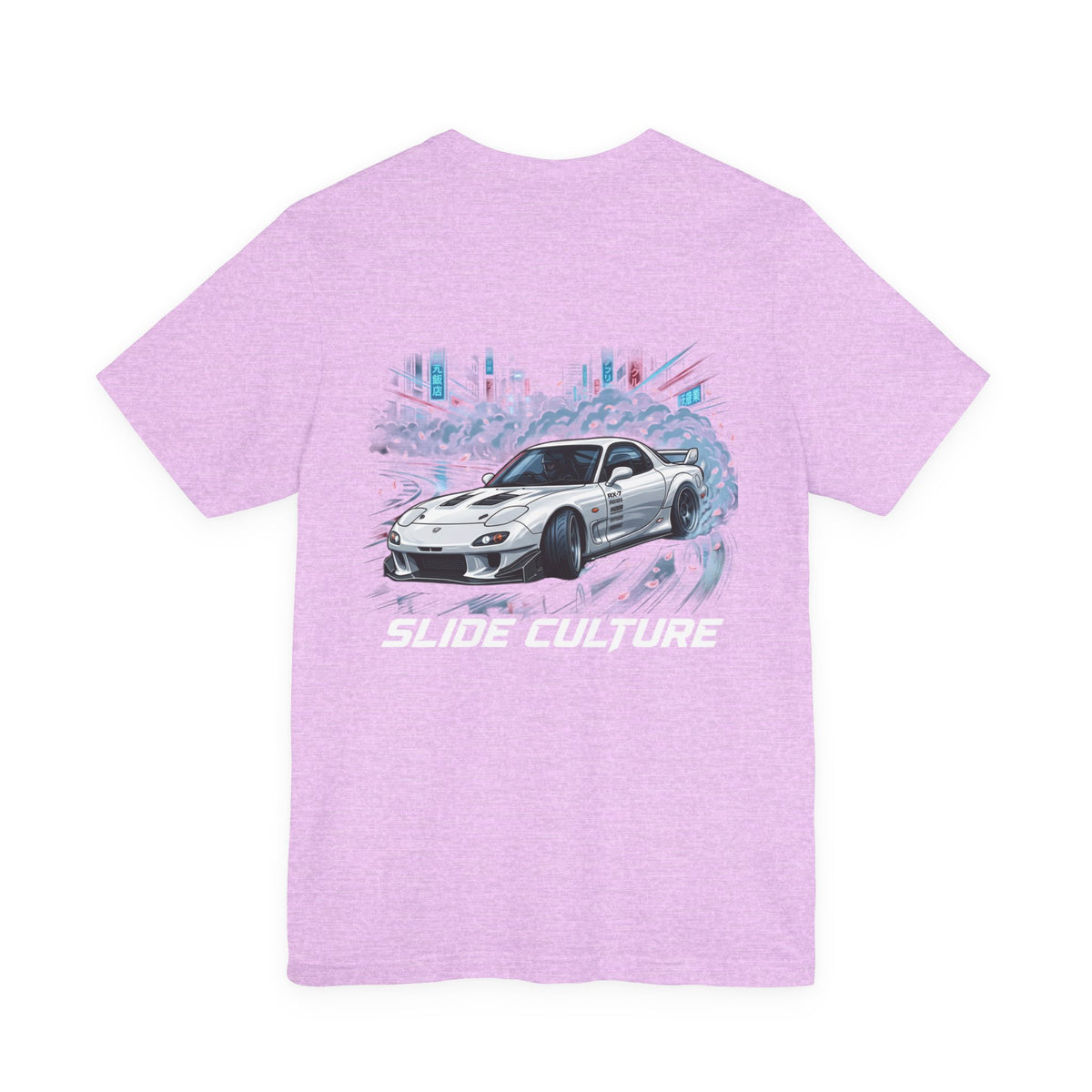 Silver Sports Car Skyline Graphic T-Shirt – MPM Tuning Design