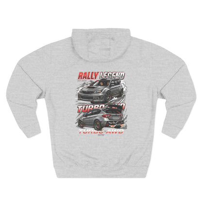 Rally Turbo Hoodie — Racing Car Graphic Fleece Pullover | MPM Tuning Design