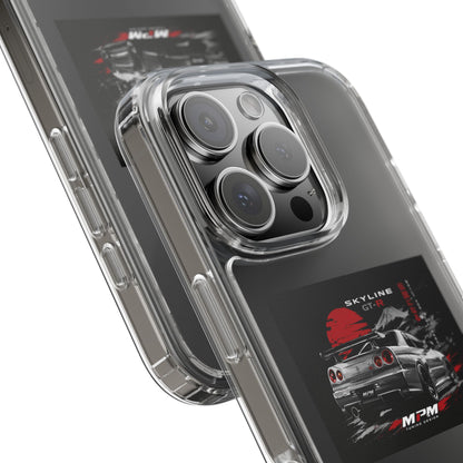 Clear Phone Case — Nissan Skyline GT-R Racing Car Graphic | MPM Tuning Design