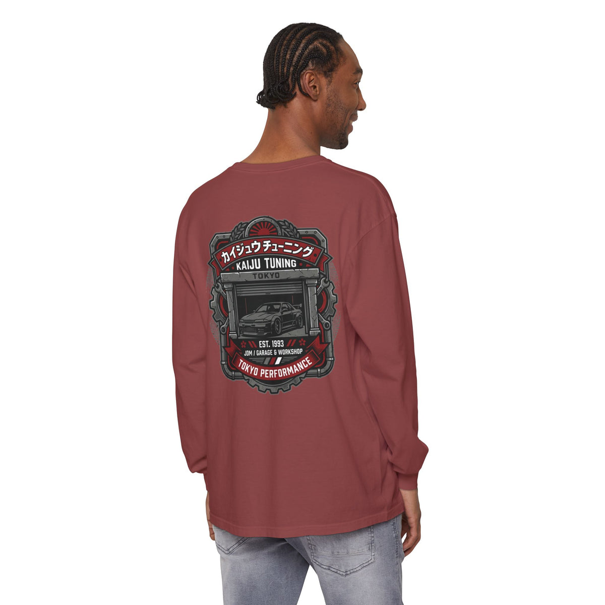 Kaiju Tuning Long Sleeve Tee — Tokyo Performance JDM Shirt | MPM Tuning Design