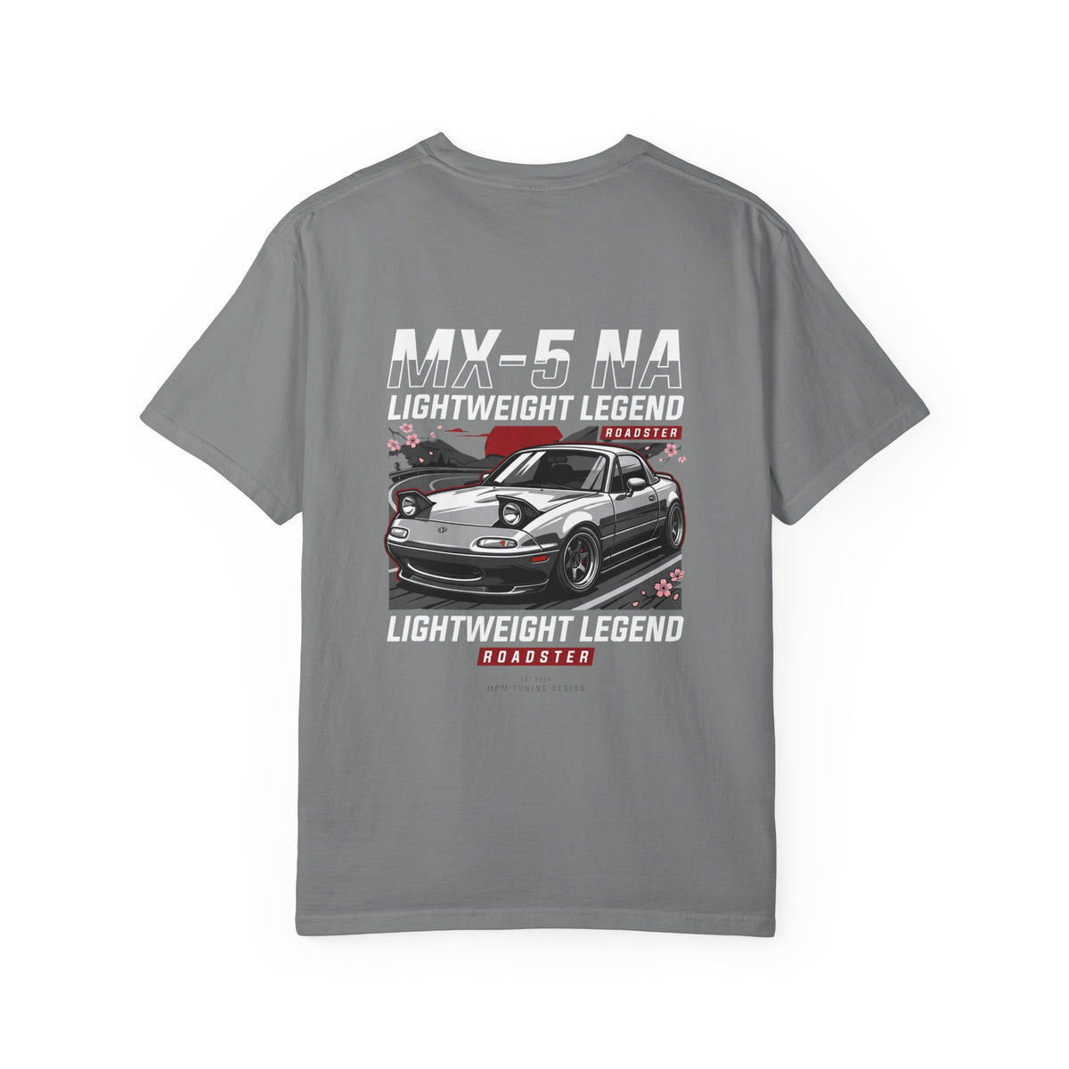 Mazda Miata MX-5 Retro Racing Graphic T-Shirt — Car Enthusiast Tee | MPM Tuning Design