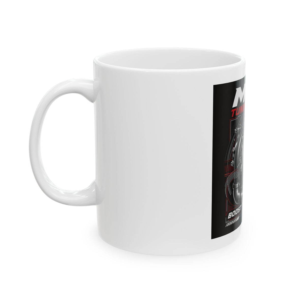 MPM Boost Your Passion Turbocharger Mug — 11oz &amp; 15oz Ceramic | MPM Tuning Design