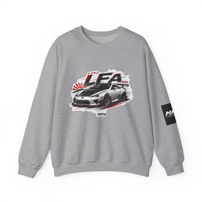 JDM Racing Car Crewneck Sweatshirt — LEA Sports Car Graphic | MPM Tuning Design