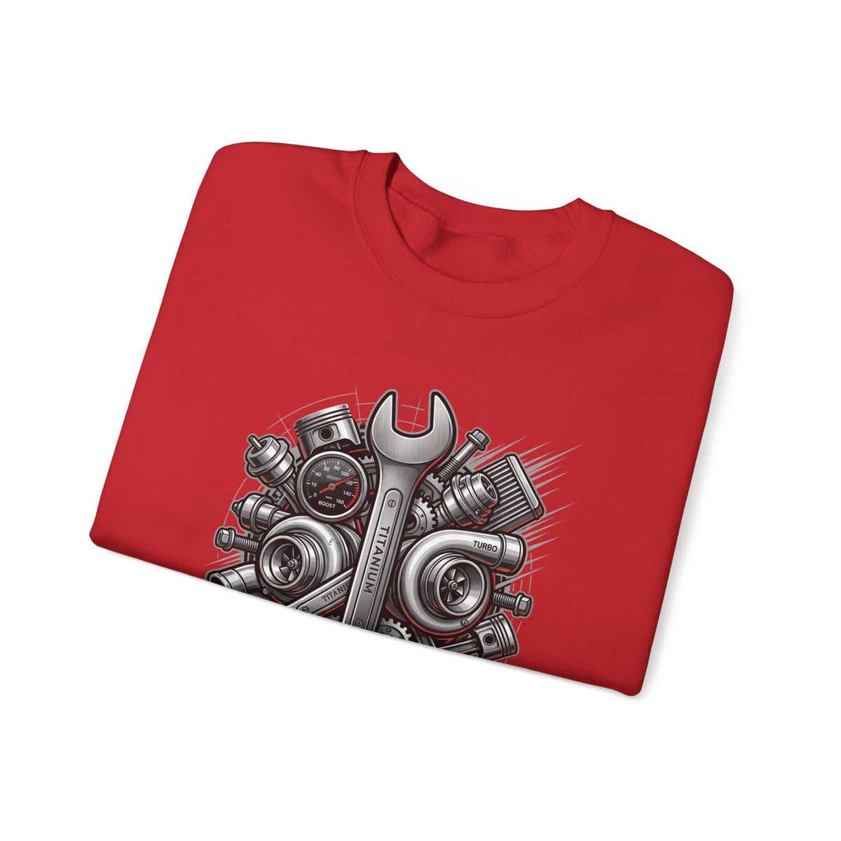 MPM Wrench &amp; Engine Parts Mechanic Crewneck