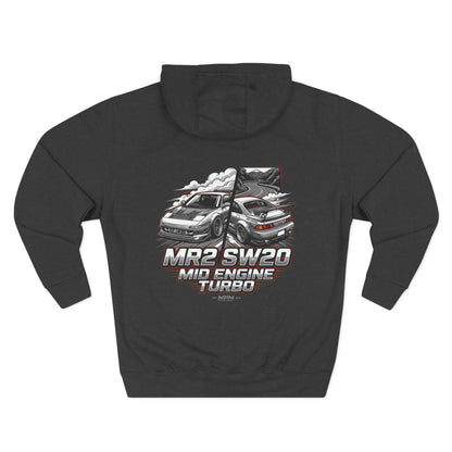 Toyota MR2 SW20 Mid-Engine Turbo Hoodie — Racing Graphic Fleece | MPM Tuning Design