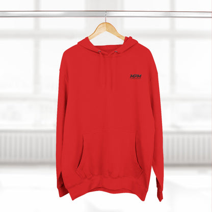 Racing Skyline Hoodie — Neon Drift Car Graphic Fleece Hoodie