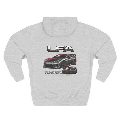 Lexus LFA V10 Exotic Performance Hoodie — Car Graphic Fleece | MPM Tuning Design