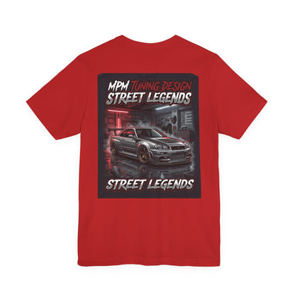 Street Legends Car T-Shirt — JDM Neon Racing Graphic Tee | MPM Tuning Design