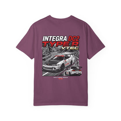 Honda Integra DC2 Type R VTEC Racing T-Shirt — JDM Car Graphic Tee | MPM Tuning Design