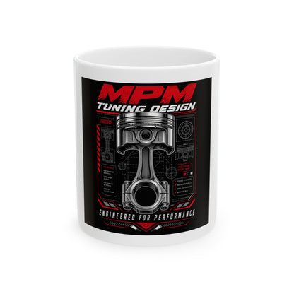 Turbocharger Ceramic Mug — Boost Your Passion 11oz &amp; 15oz | MPM Tuning Design