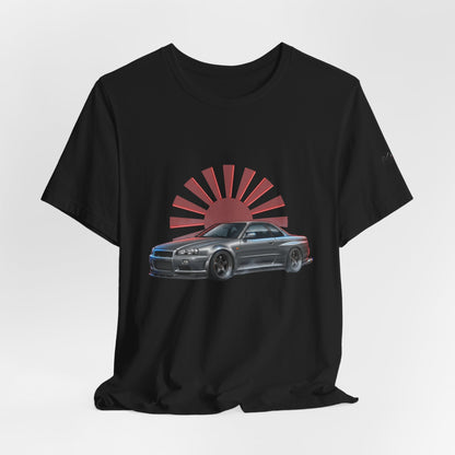 Nissan Skyline GT-R R34 Tokyo Midnight JDM T-Shirt | MPM Tuning Design