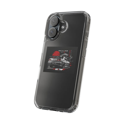 Clear Phone Case — Nissan Skyline GT-R Racing Car Graphic | MPM Tuning Design
