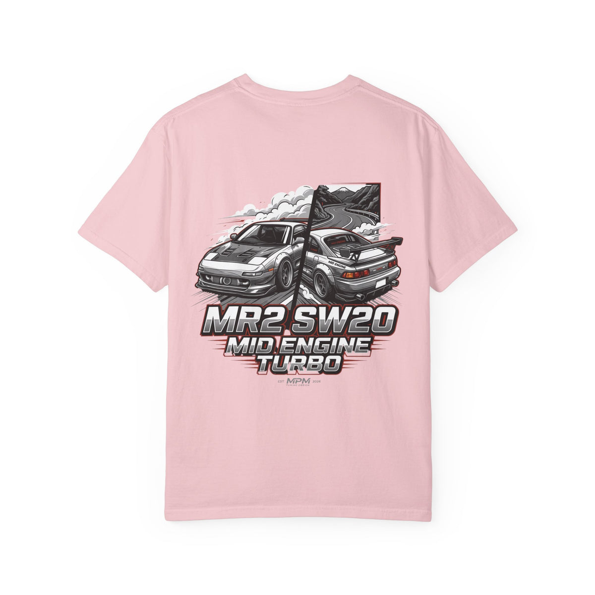 Toyota MR2 SW20 Mid-Engine Turbo T-Shirt — JDM Racing Graphic Tee | MPM Tuning Design