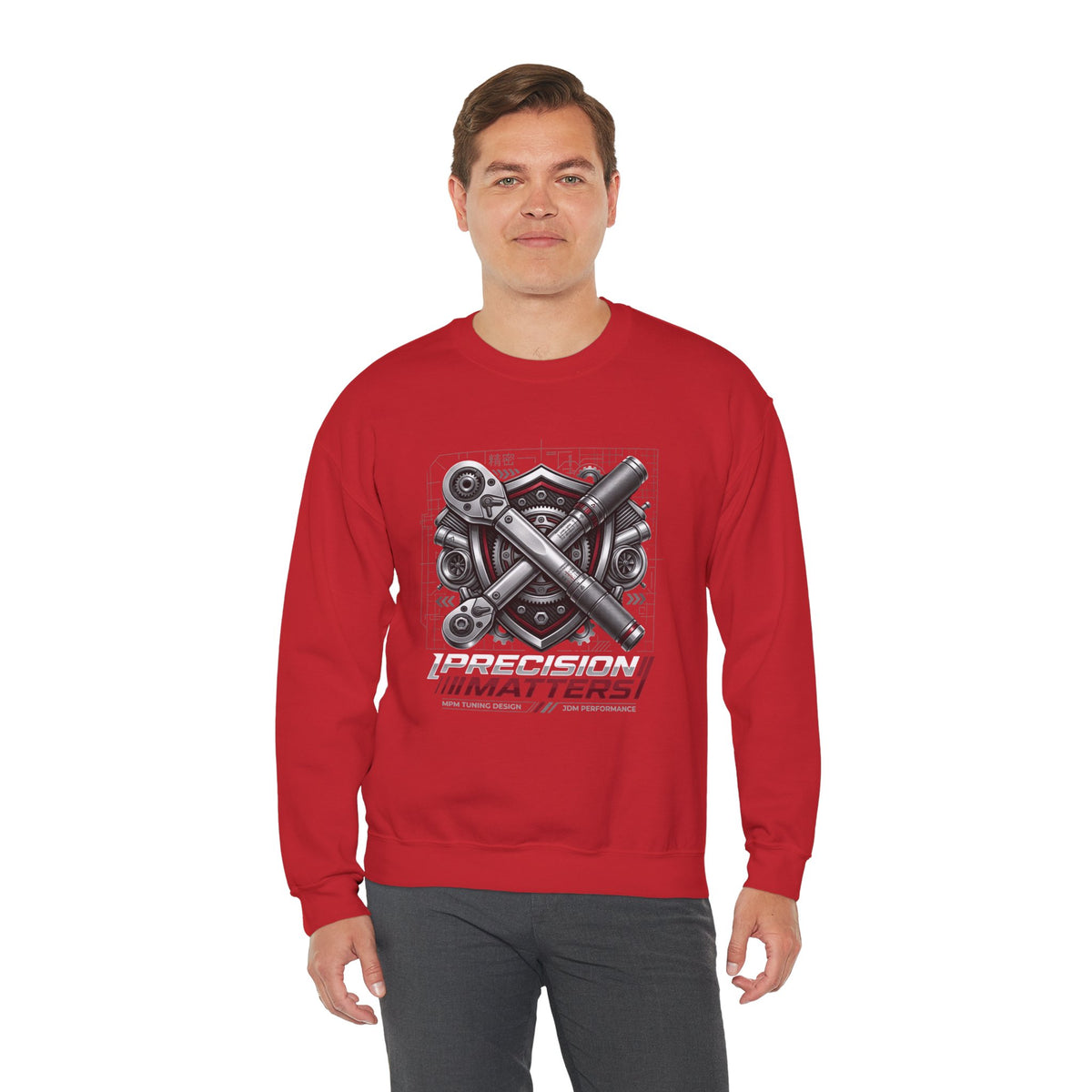 MPM Engine Pistons Crewneck Sweatshirt