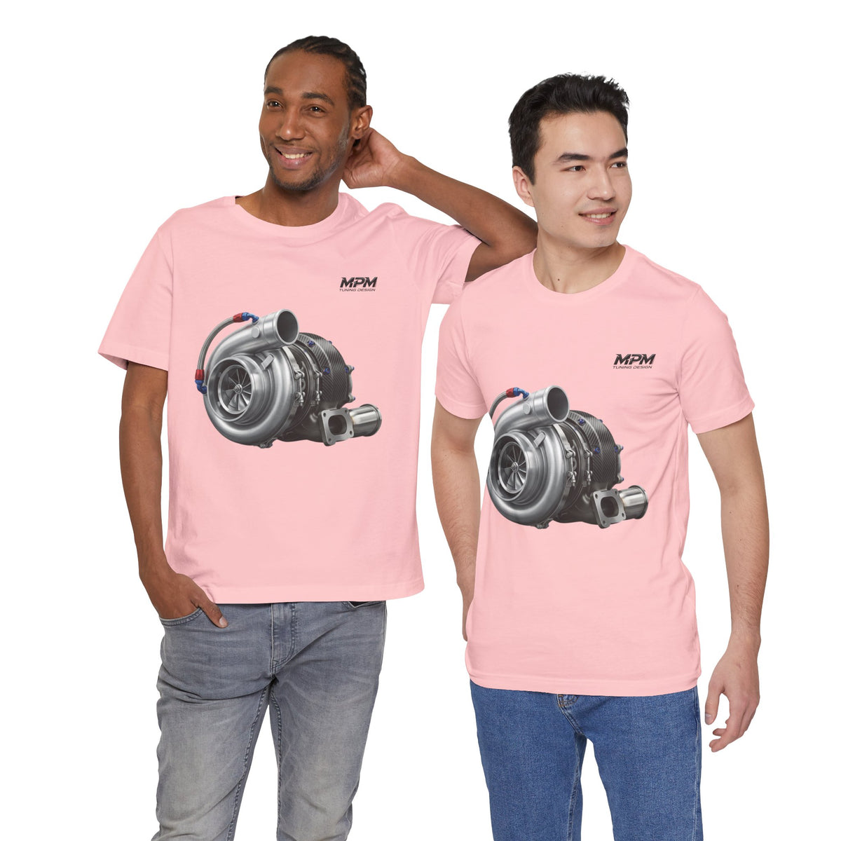 Turbocharger Graphic Tee — MPM Turbo Engine Shirt for Car Enthusiasts