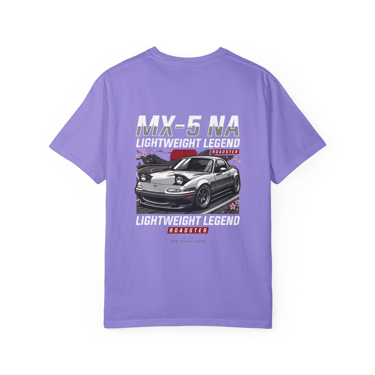 Mazda Miata MX-5 Retro Racing Graphic T-Shirt — Car Enthusiast Tee | MPM Tuning Design