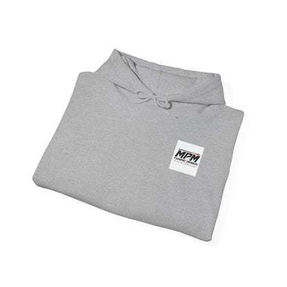 Car Parts Hoodie — Stacked Wheels &amp; Engine Graphic Sweatshirt | MPM Tuning Design