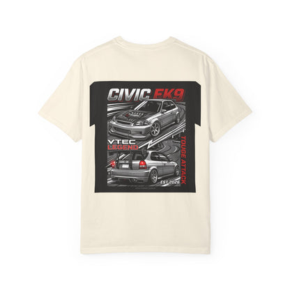 Honda Civic EK9 VTEC Legend T-Shirt — JDM Performance Racing Tee | MPM Tuning Design