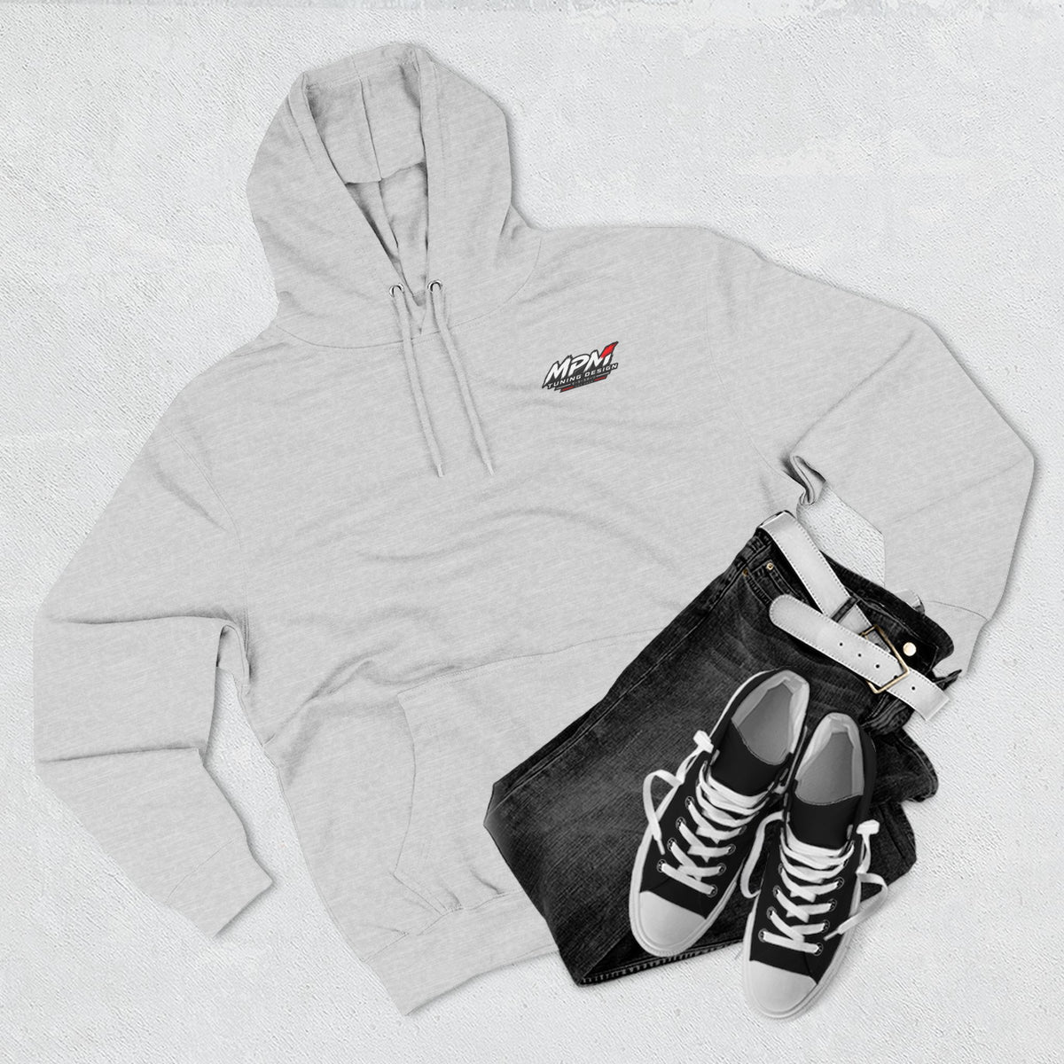 Boost Pressure Turbo Diagram Hoodie — JDM Fleece Pullover | MPM Tuning Design