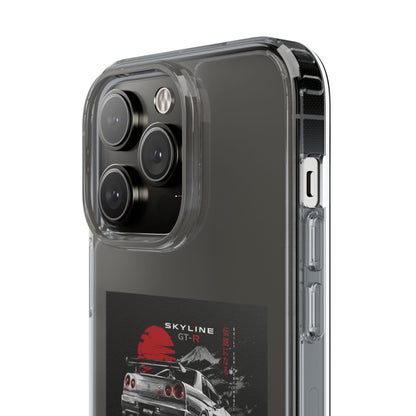 Clear Phone Case — Nissan Skyline GT-R Racing Car Graphic | MPM Tuning Design