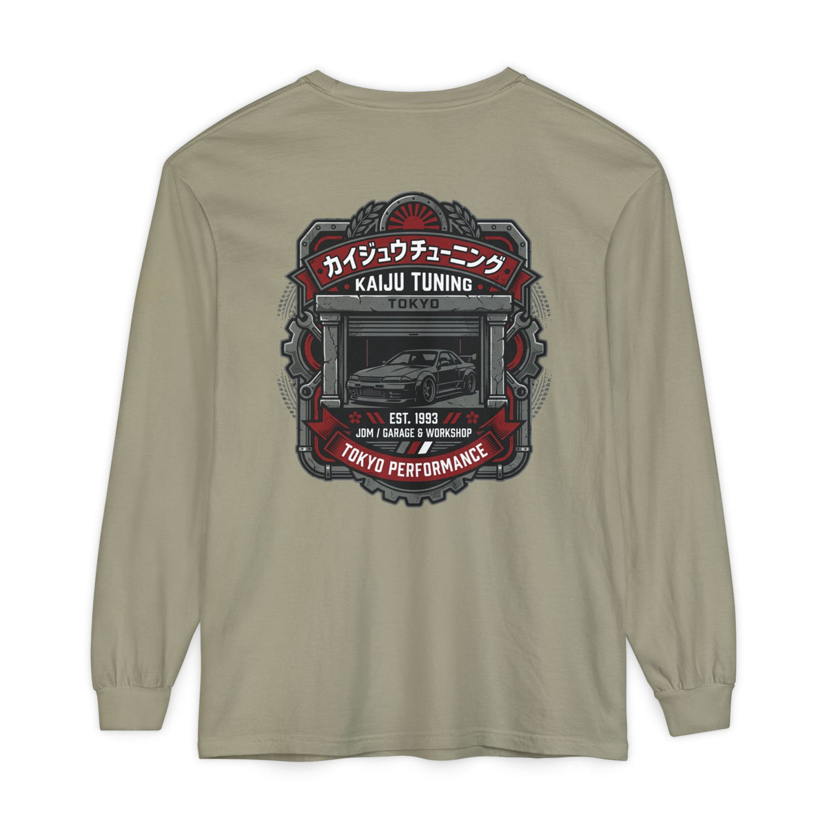 Kaiju Tuning Long Sleeve Tee — Tokyo Performance JDM Shirt | MPM Tuning Design