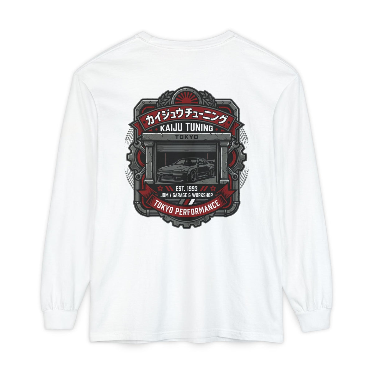 Kaiju Tuning Long Sleeve Tee — Tokyo Performance JDM Shirt | MPM Tuning Design