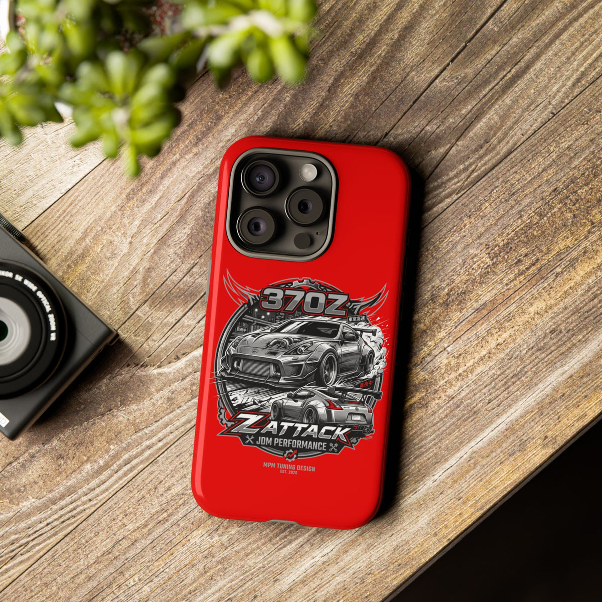 Nissan 370Z Z Attack Racing Phone Case — JDM Performance Sports Car Design | MPM Tuning Design