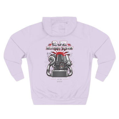 Engineered Torque Hoodie — 2JZ Boosted Racing Graphic Fleece | MPM Tuning Design