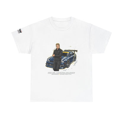 Racer &amp; Skyline Tee — JDM Car Enthusiast Graphic T-Shirt | MPM Tuning Design