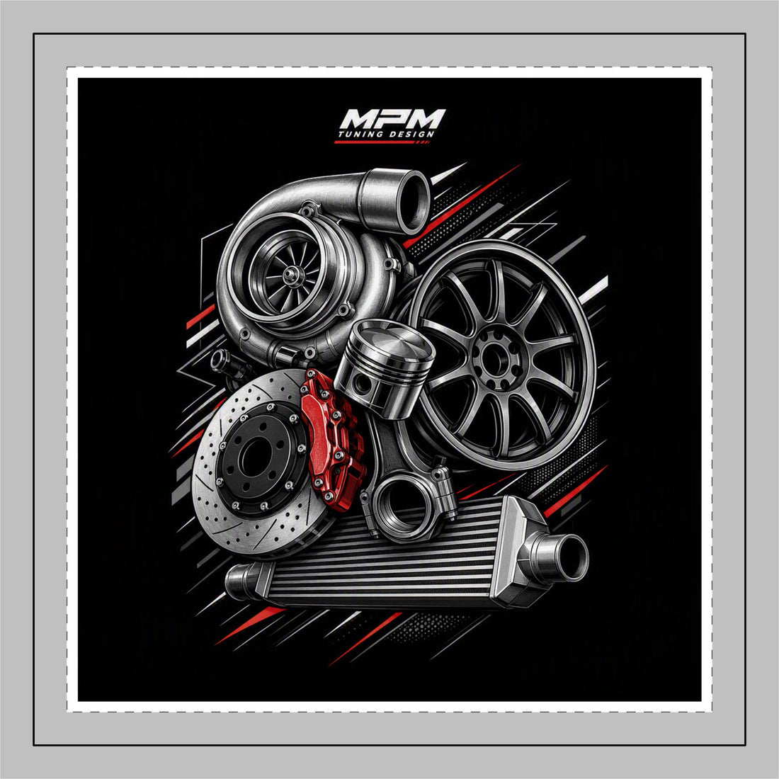 Keep It Manual Garage Culture Pillowcase — Gearbox Driver Pillow Cover | MPM Tuning Design